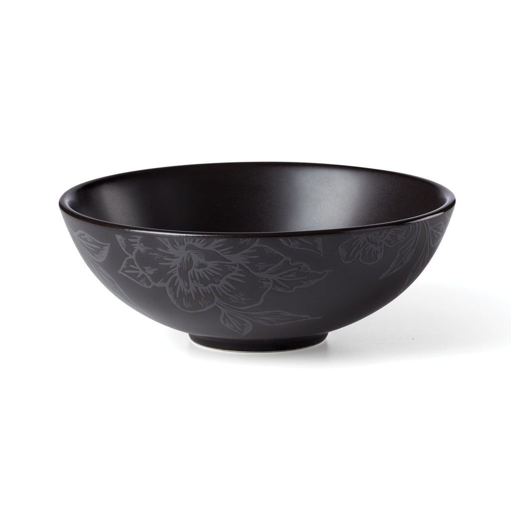 Oneida Roseto Charcoal 12-Piece Dinnerware Set, stoneware (view 14)