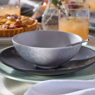 Oneida Roseto Soft Sage 12-Piece Dinnerware Set, stoneware (view 11)