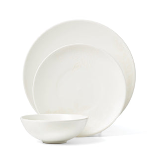 Oneida Roseto White 12-Piece Dinnerware Set, stoneware (view 2)