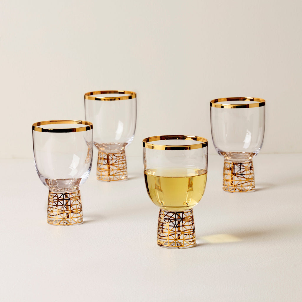 Lenox Tuscany Classics Gold Frost Wine Glasses, Set of 4, glass (view 2)