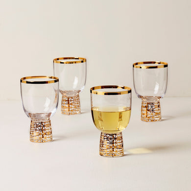 Lenox Tuscany Classics Gold Frost Wine Glasses, Set of 4, glass (view 2)