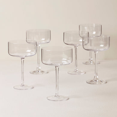 Lenox Tuscany Classics Straight Coupe Glasses, Set of 6, european glass