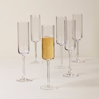 Lenox Tuscany Classics Straight Flute Glasses, Set of 6, european glass (view 2)