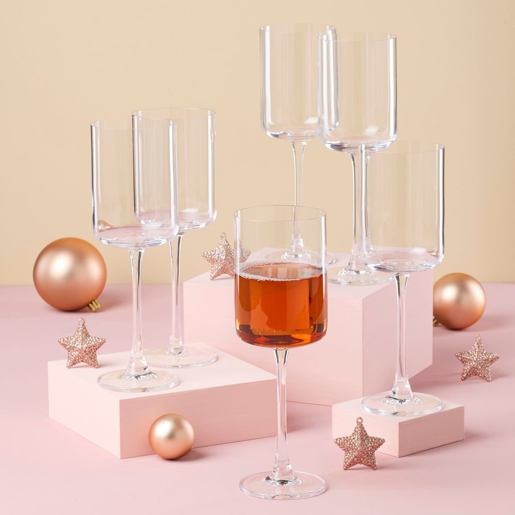 Lenox Tuscany Classics Straight White Wine Glasses, Set of 6, european glass (view 6)