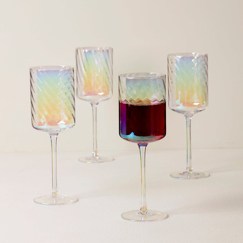 Lenox Tuscany Classics Iridescent Red Wine Glasses, Set of 4, glass (view 2)