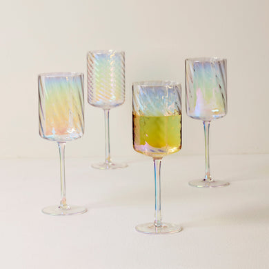 Lenox Tuscany Classics Iridescent White Wine Glasses, Set of 4, glass (view 2)