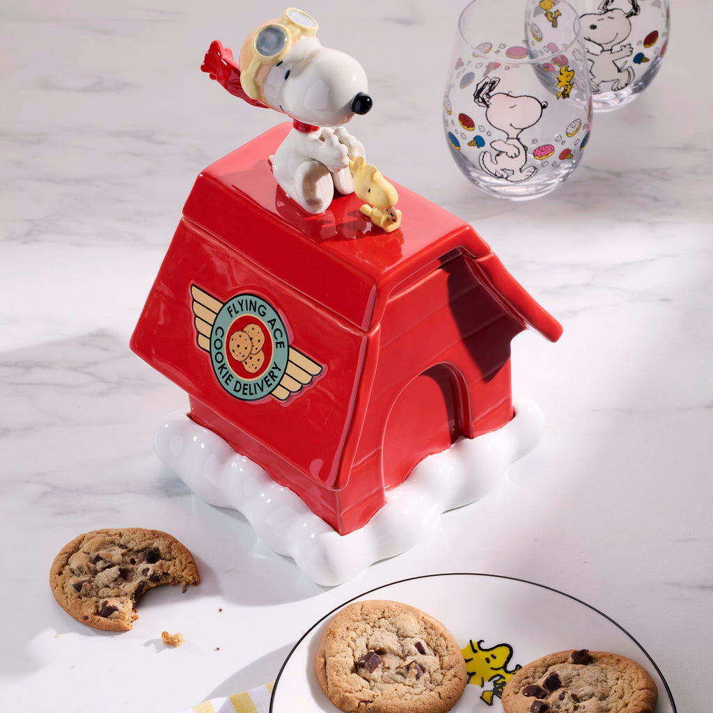 Lenox Chef Snoopy Figural Cookie Jar, porcelain (view 3)
