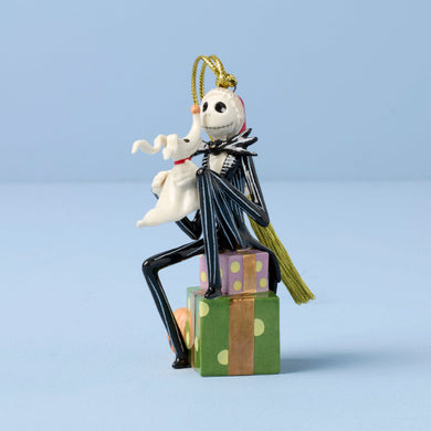 Lenox Nightmare Before Christmas Santa Jack Ornament, porcelain
