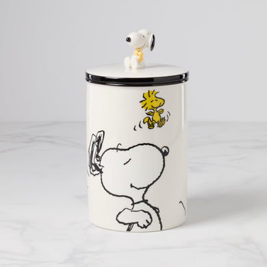 Lenox Chef Snoopy Large Canister, porcelain
