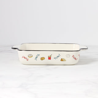 Lenox Chef Snoopy Square Baker, stoneware (view 2)