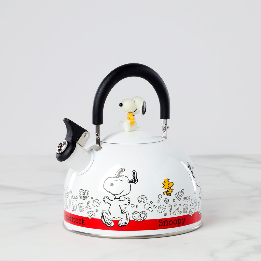 Lenox Chef Snoopy Tea Kettle, enamelware/stainless steel (view 2)