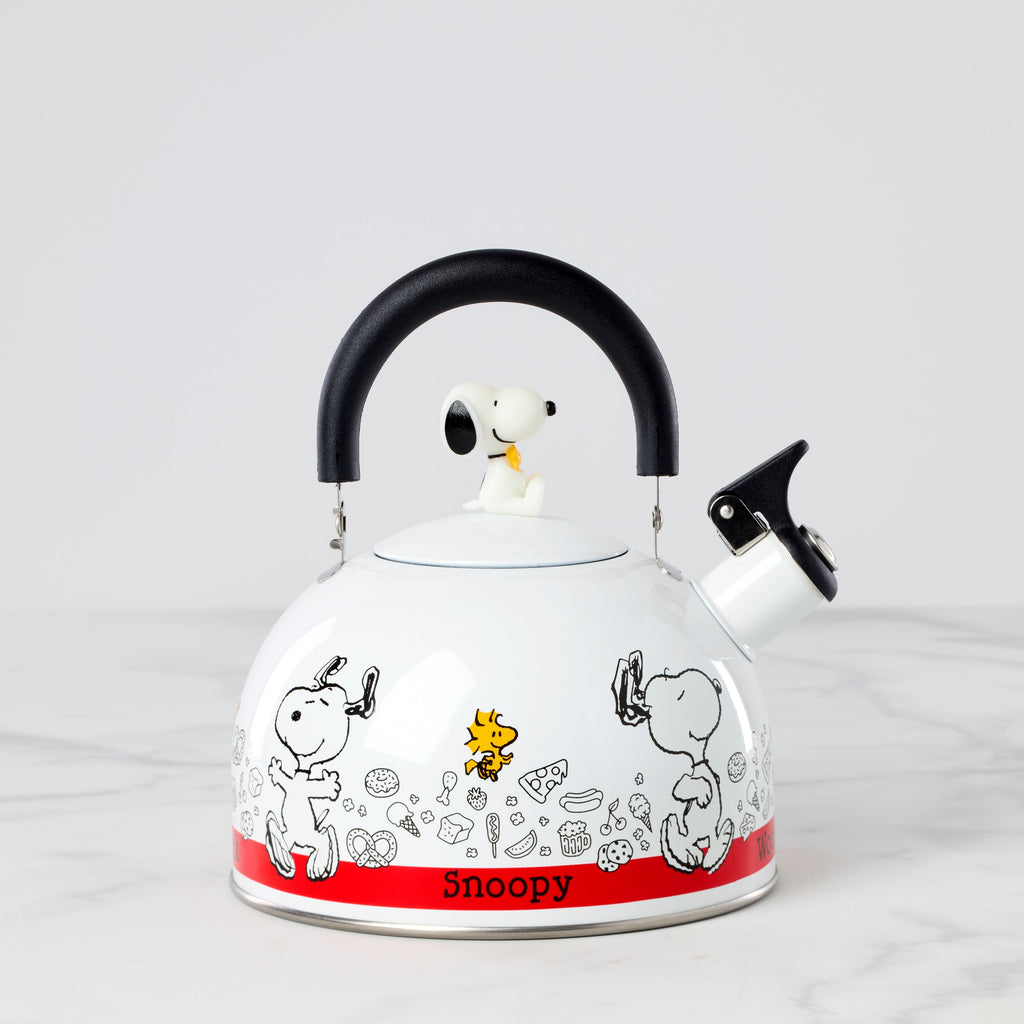 Lenox Chef Snoopy Tea Kettle, enamelware/stainless steel (view 3)