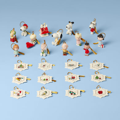 Lenox Peanuts Advent Calendar, porcelain