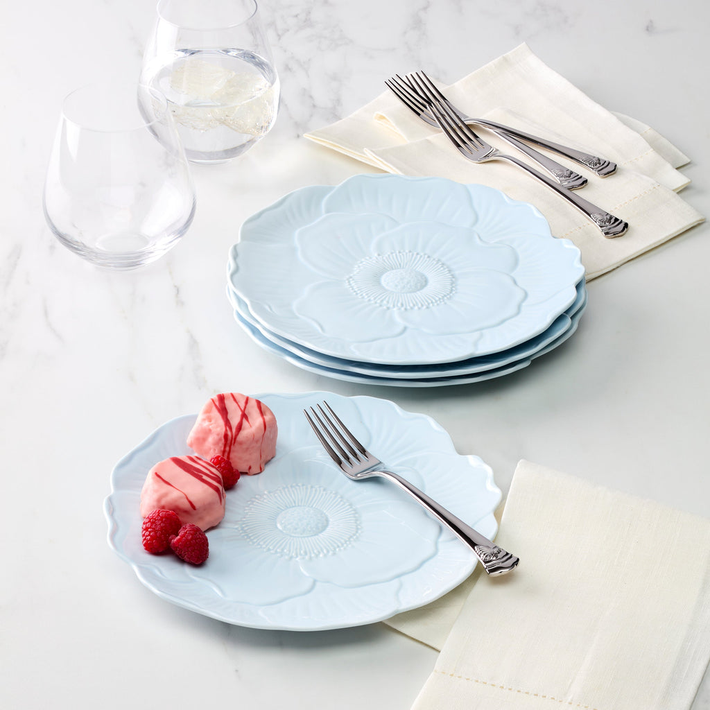 Lenox Butterfly Meadow Floral Blue Accent Plates, Set of 4, porcelain (view 8)