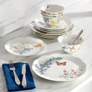 Lenox Butterfly Meadow Herbs 12-Piece Dinnerware Set, porcelain (view 7)