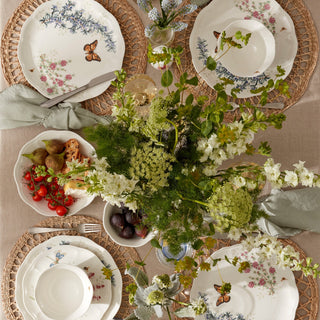 Lenox Butterfly Meadow Herbs 12-Piece Dinnerware Set, porcelain (view 3)