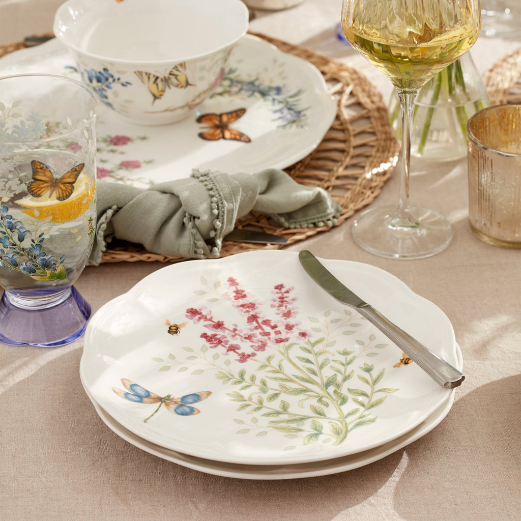 Lenox Butterfly Meadow Herbs Accent Plates, Set of 4, porcelain (view 5)