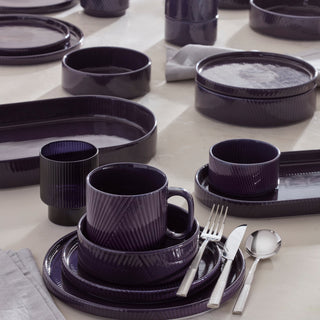 Lenox Modulus Nightshade 12-Piece Dinnerware Set, porcelain (view 2)
