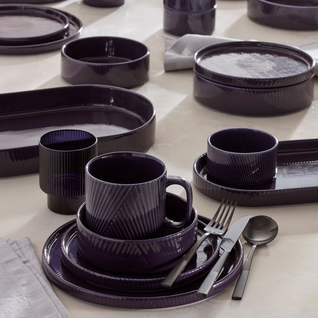 Lenox Modulus Nightshade Mugs, Set of 4, porcelain (view 3)