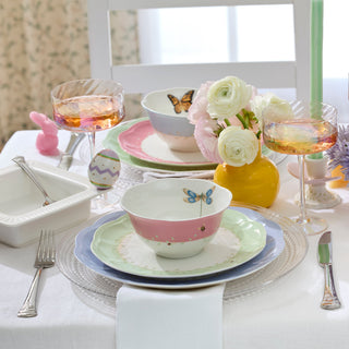 Lenox Butterfly Meadow Colors 4-Piece Dessert Bowl Set, porcelain (view 7)