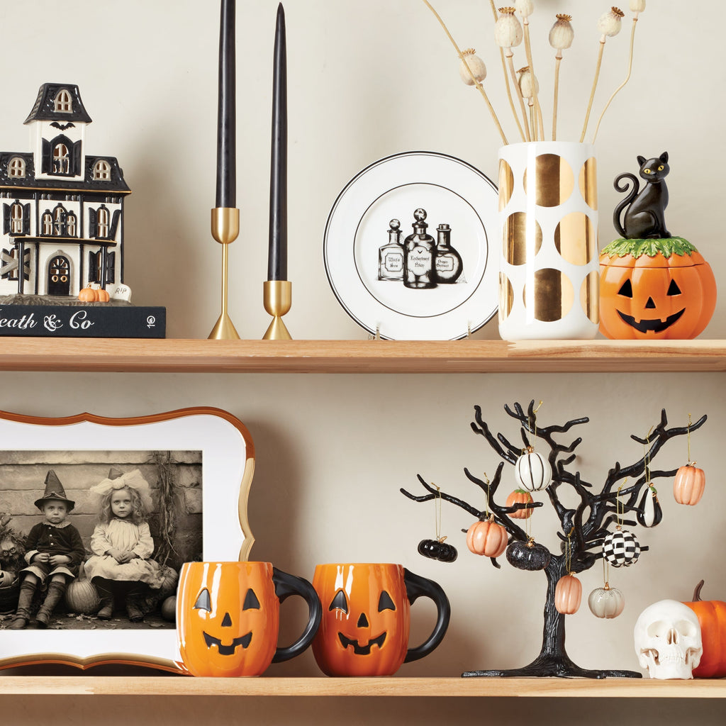 Lenox Haunted Halloween Covered Candy Jar, porcelain (view 4)