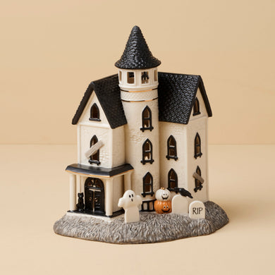 Lenox Vintage Halloween Lit Manor Figurine, porcelain
