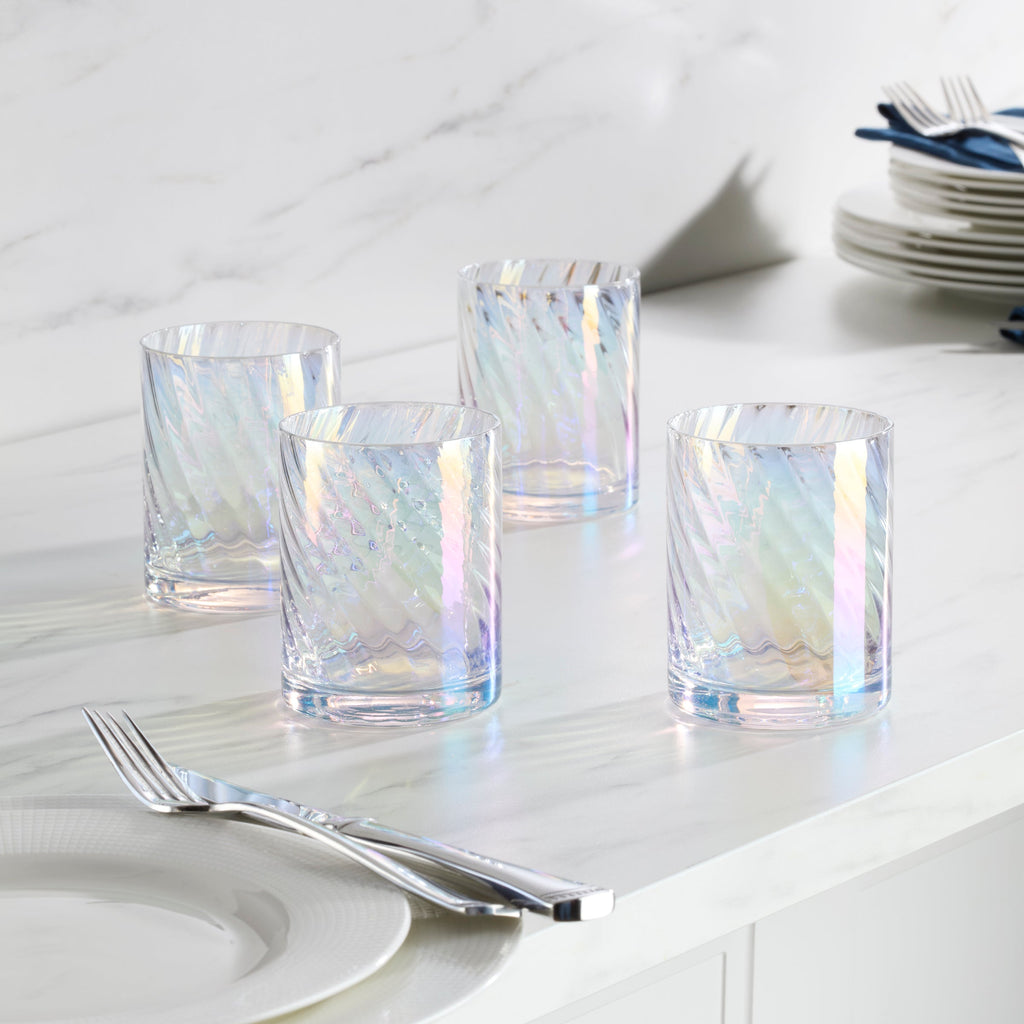 Lenox Tuscany Classics Iridescent Double Old Fashion Glasses, S/4, glass (view 4)
