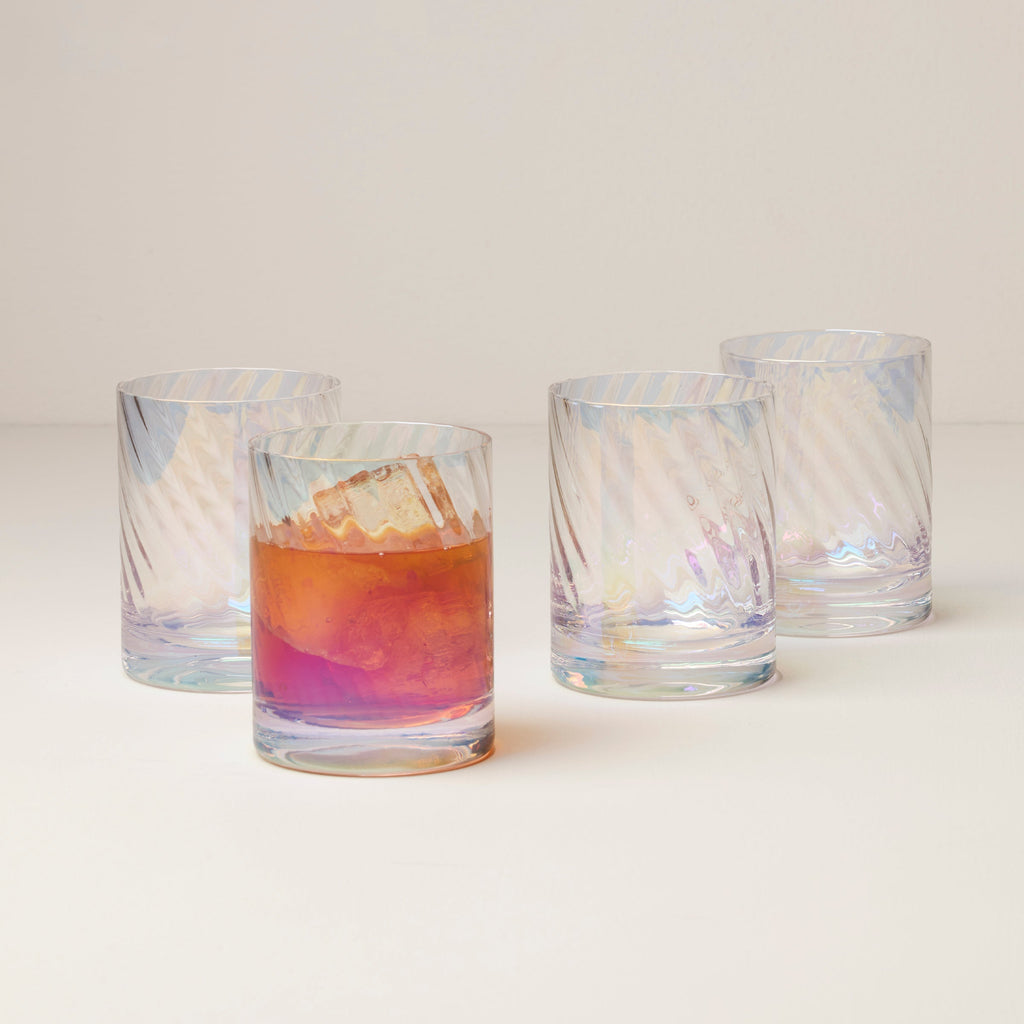 Lenox Tuscany Classics Iridescent Double Old Fashion Glasses, S/4, glass (view 2)
