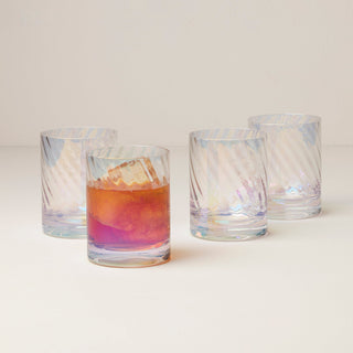 Lenox Tuscany Classics Iridescent Double Old Fashion Glasses, S/4, glass (view 2)