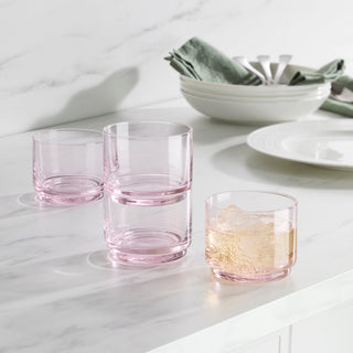 Lenox Tuscany Stackable Blush Short Glasses, Set of 4, glass (view 3)