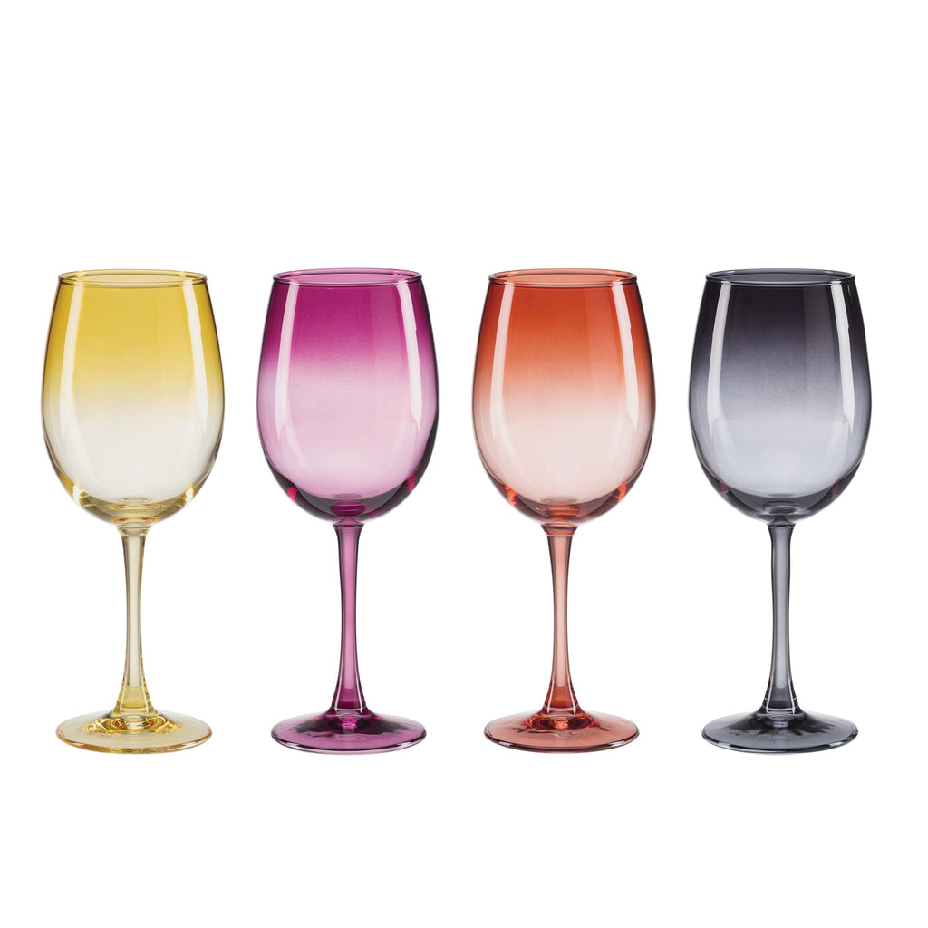Oneida Golden Hour All-Purpose Wine Glasses, Set of 4, glass