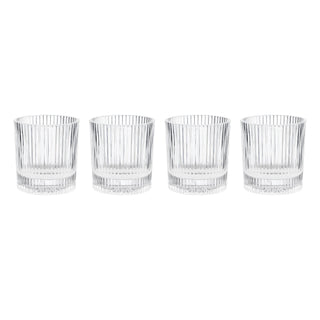 Oneida Wallingford Double Old-Fashioned Glasses, Set of 4, glass