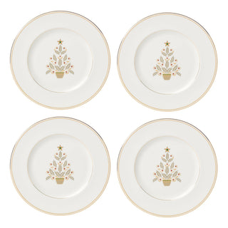 Lenox Federal Gold Tree Accent Plates, Set of 4, bone china (view 5)