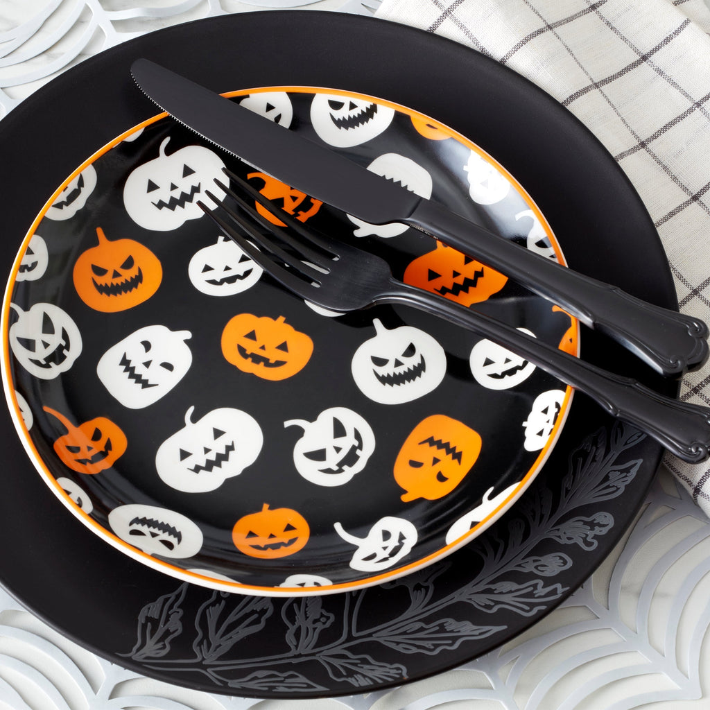 Oneida Vintro Halloween Accent Plates, Set of 4, porcelain (view 2)