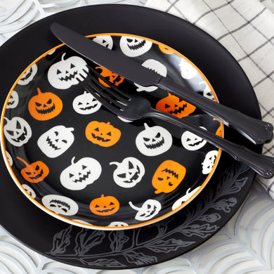 Oneida Vintro Halloween Accent Plates, Set of 4, porcelain (view 2)