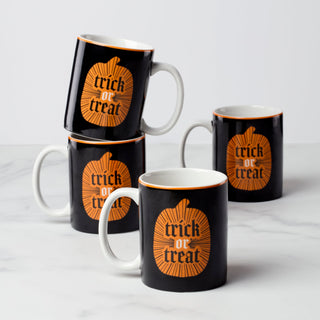 Oneida Vintro Halloween Mugs, Set of 4, porcelain (view 2)