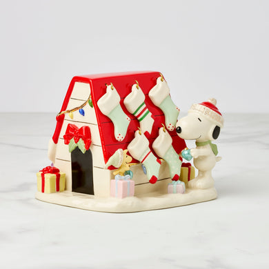 Lenox Snoopy Christmas Decor For You Figurine, porcelain