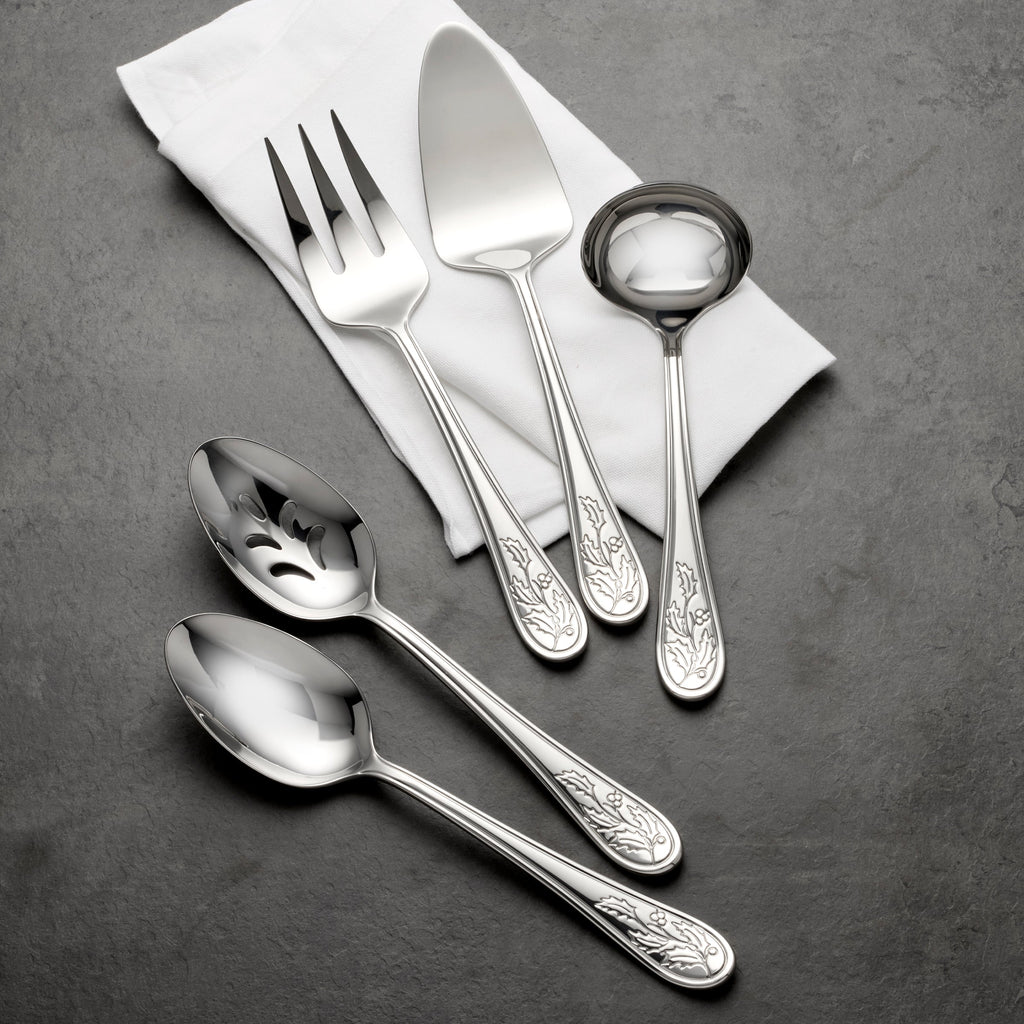 Lenox Holiday 5-Piece Hostess Set, 18/10 stainless steel (view 2)