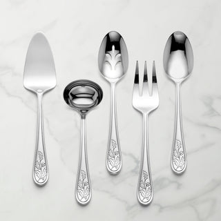 Lenox Holiday 5-Piece Hostess Set, 18/10 stainless steel