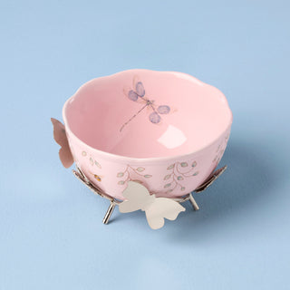 Lenox Butterfly Meadow Bowl with Stand, porcelain (view 2)