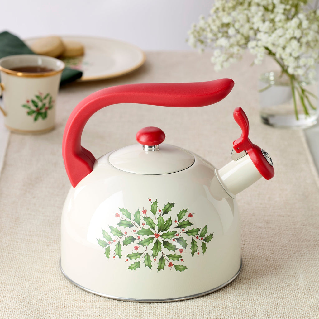 Lenox Holiday Tea Kettle, aluminum/alloy (view 4)