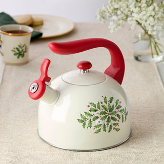 Lenox Holiday Tea Kettle, aluminum/alloy (view 3)
