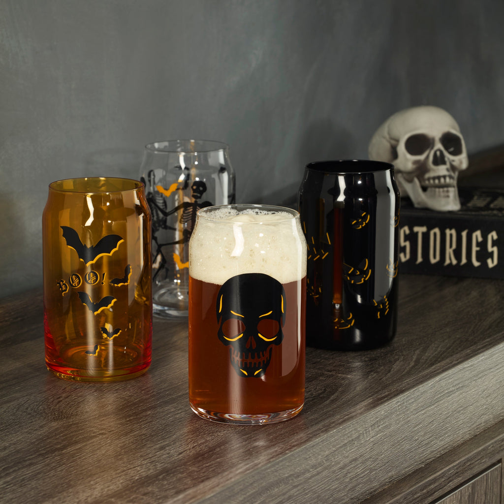Oneida Vintro Halloween Can Cooler Glasses, Set of 4, glass (view 3)