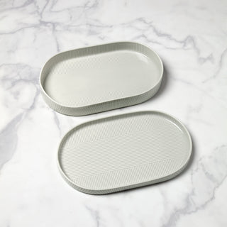 Lenox Modulus Vapor 2-Piece Serving Set, porcelain