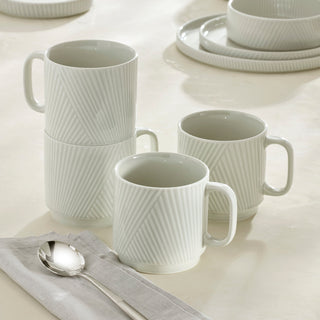 Lenox Modulus Vapor Mugs, Set of 4, porcelain (view 2)