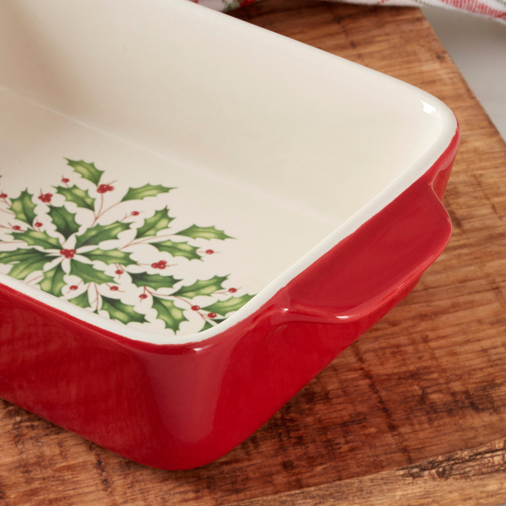 Lenox Holiday Rectangular Mini Baking Dish, stoneware (view 3)