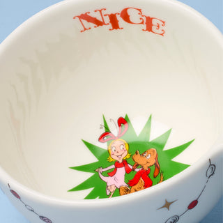 Lenox Merry Grinchmas Naughty or Nice Double Dip Bowl, porcelain (view 5)