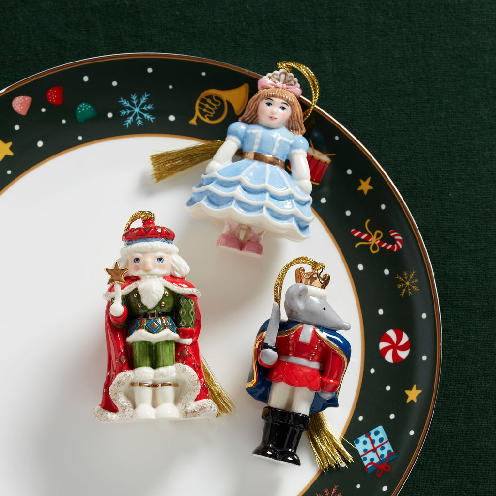Lenox Nutcracker Ballet 3-Piece Ornament Set, porcelain (view 4)
