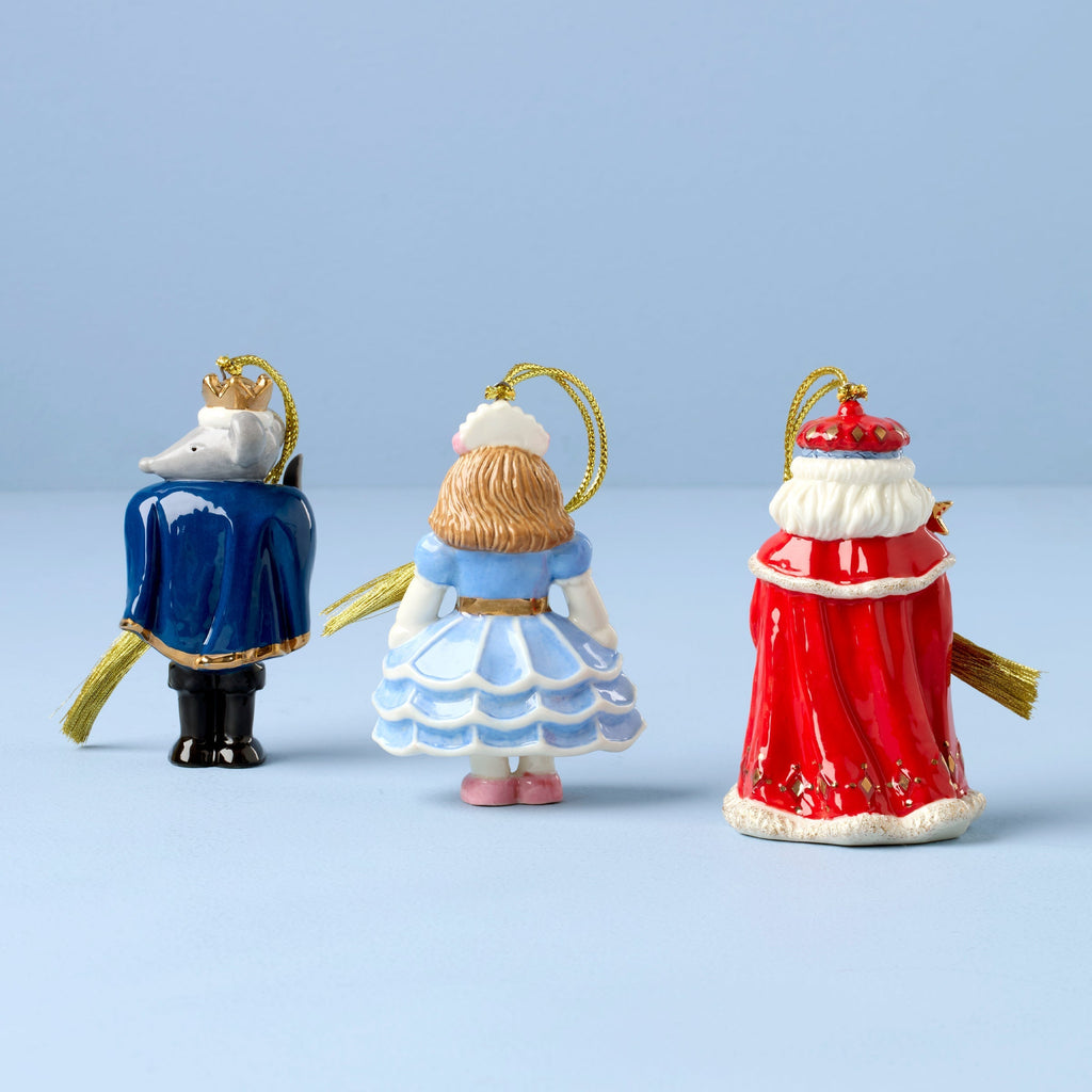 Lenox Nutcracker Ballet 3-Piece Ornament Set, porcelain (view 2)