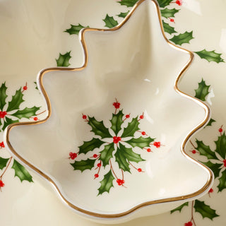 Lenox Holiday Tree Chip & Dip Set, dolomite (view 4)
